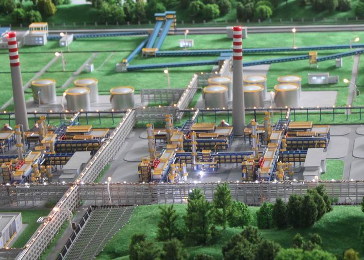 仙桃市石化区模型